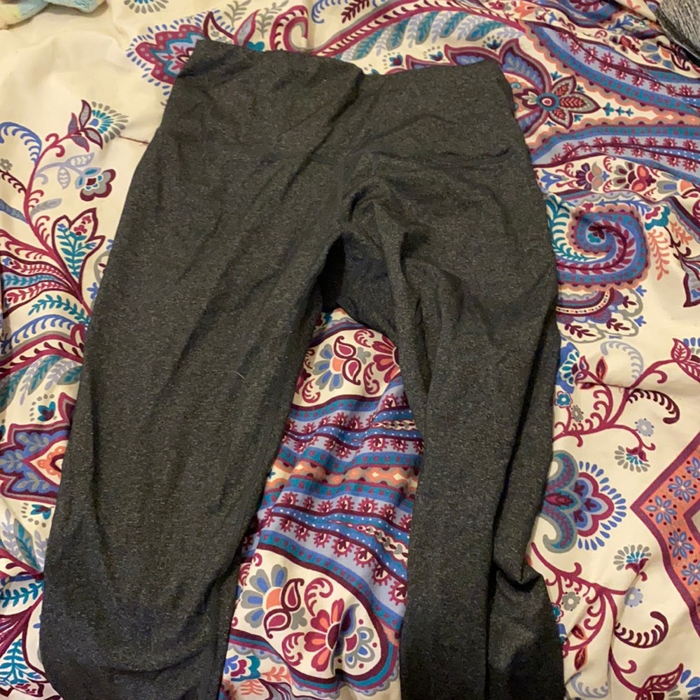 Gray leggings